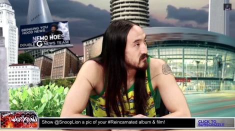 Snoop Lion Interviews Steve Aoki While Getting Baked